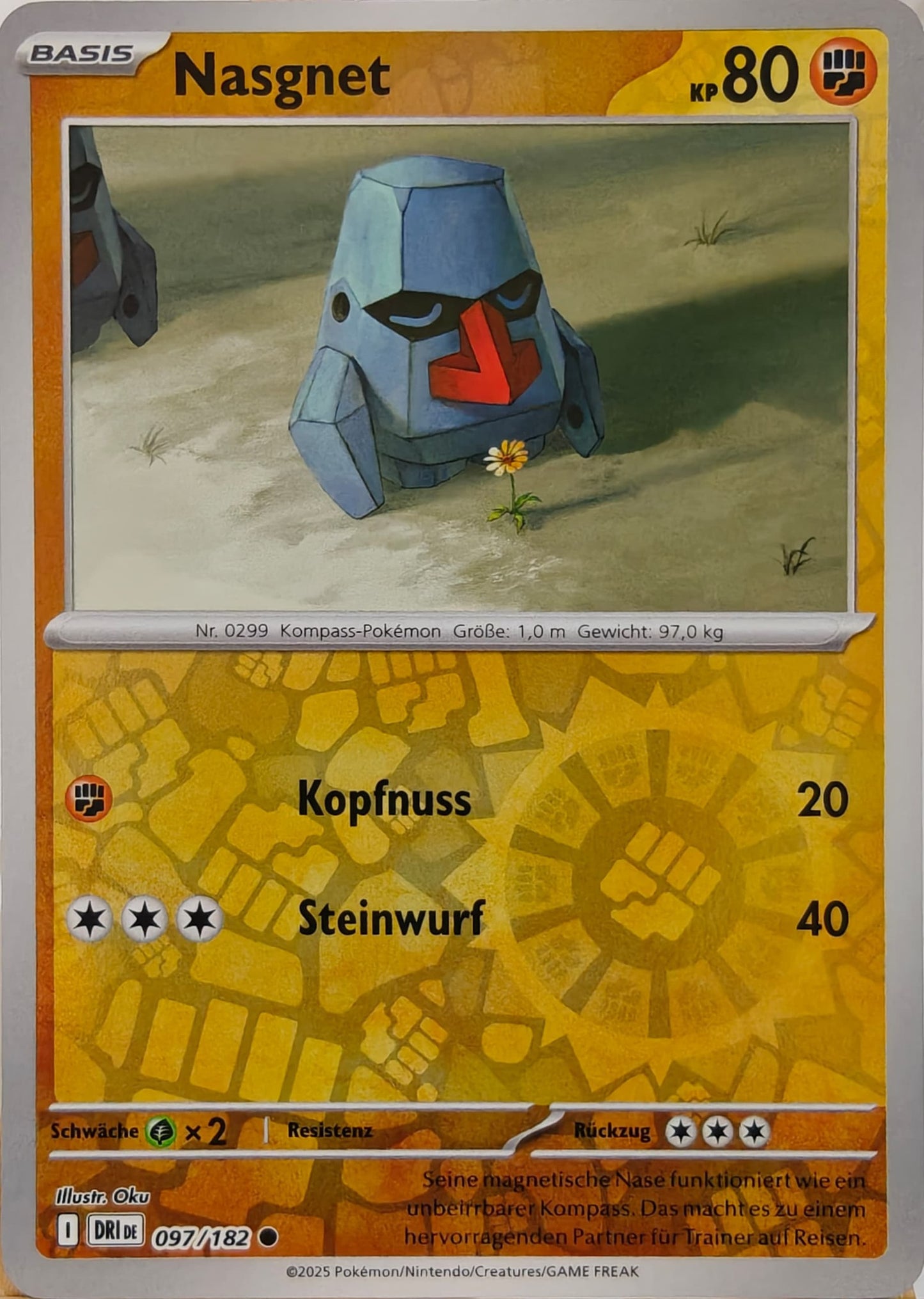 Nasgnet - DRI 097/182 - Reverse Holo - Common DE