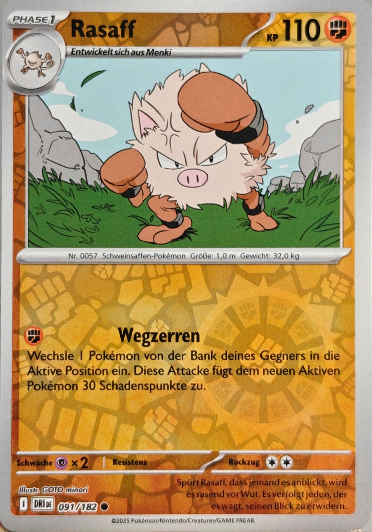 Rasaff - DRI 091/182 - Reverse Holo - Common DE