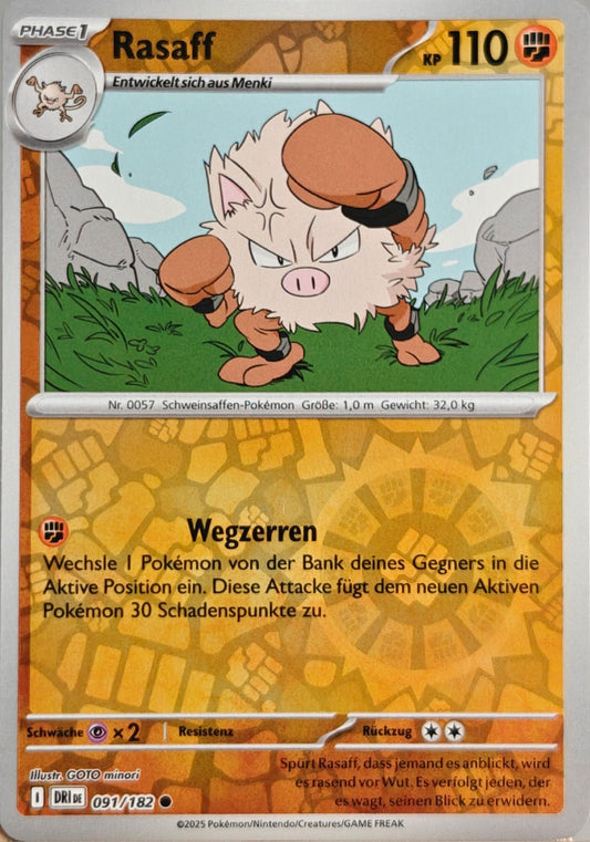 Rasaff - DRI 091/182 - Reverse Holo - Common DE