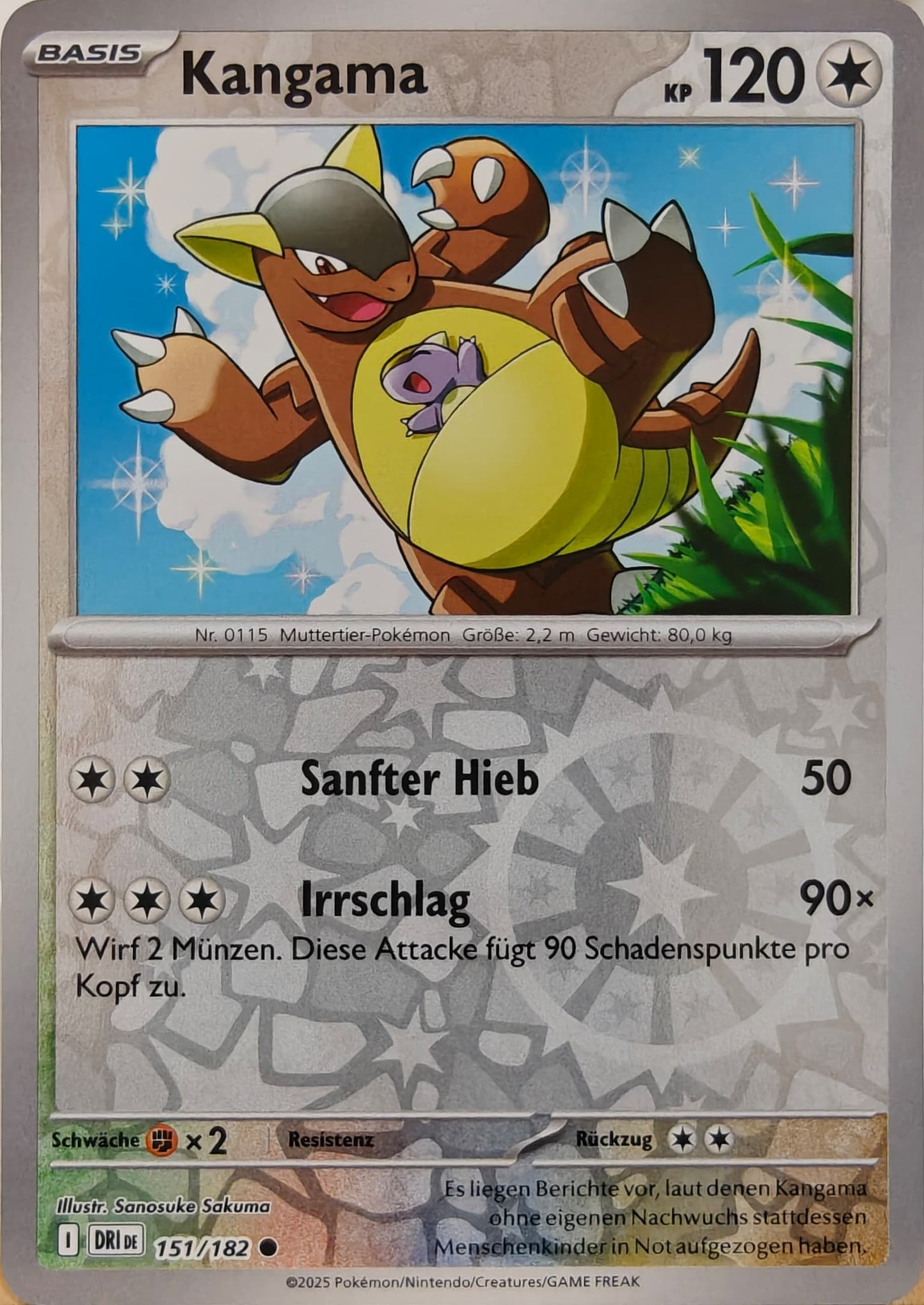 Kangama - DRI 151/182 - Reverse Holo - Common DE