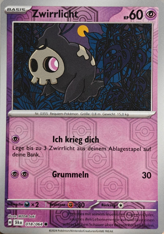 Zwirrlicht - SFA 018/064 - Reverse Pokeball Holo - Common DE