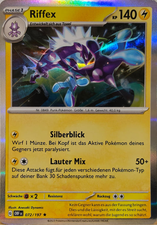 Riffex - OBF 072/197 - Holo - Rare DE